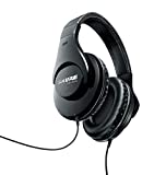 Shure SRH240A Professional Quality Headphones - for Home Recording & Everyday Listening, 40mm Neodymium Dynamic Drivers for Full Bass and Detailed Highs, Threaded 1/4' (6.3 mm) Nickel-Plated Adapter