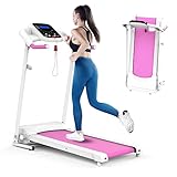 Treadmill,Treadmill for Home,Max 2.5 HP Folding Incline Treadmills for Exercise with LCD Monitor 3 Levels Manual Incline 12 Preset Program Max Speed 7.5MPH Fitness Gym Machine