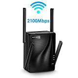 WiFi Extender - WiFi Booster,2100 Mbps,WiFi Range Extender,WiFi Repeater,Wireless Extender for Home,Gigabit Port,5G&2.4G Dual Band,Coverage up to 1292sq.ft,Support Multiple Devices,Extends WiFi Range