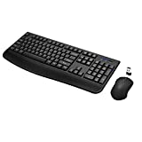 Wireless Keyboard and Mouse Combo, Loigys Full-Sized 2.4GHz Wireless Keyboard with Comfortable Palm Rest and Optical Wireless Mouse for Windows, Mac OS PC/Desktops/Computer/Laptops