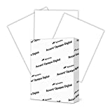 Accent Opaque White 8.5” x 11” Cardstock Paper, 65lb, 176gsm – 250 Sheets (1 Ream) – Premium Medium Weight Smooth Cardstock, Printer Paper for Invitations, Menus, Business Cards – 188560R