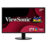 ViewSonic VA2719-SMH 27 Inch IPS 1080p LED Monitor with Ultra-Thin Bezels, HDMI and VGA Inputs for Home and Office
