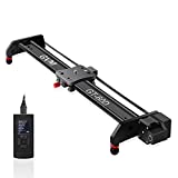 GVM Great Video Maker Motorized Camera Slider Video Rail Track Dolly with Controller Video Shooting Time-Lapse Aluminum Alloy Video Slider for Interview Film Photography