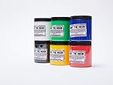 Hunt The Moon Water Based Screen Printing Ink, 6X 240ml, Starter Kit Trial Pack
