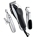 Wahl Clipper Home Barber Kit Electric Clipper, Touch Up Trimmer & Personal Groomer, 30 Piece Kit for Professional Style Haircutting at Home – Model 79524-3001P