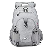 High Sierra Loop-Backpack, School, Travel, or Work Bookbag with tablet-sleeve, Silver Heather, One Size