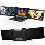LIMINK S11 Portable Triple Monitor Screen Extender for 13-16' Laptop | 2 Freestanding 12'' FHD 1080P LCD IPS Screens with Kickstand | USB-C, Mini-HDMI | HDR | Compatible with Mac, Windows