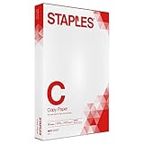 Staples 512211 11-Inch X 17-Inch Copy Paper 20 Lbs 92 Brightness 500/Ream (190450)