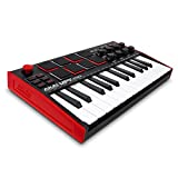 AKAI Professional MPK Mini MK3 - 25 Key USB MIDI Keyboard Controller With 8 Backlit Drum Pads, 8 Knobs and Music Production Software Included