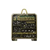 Water Gremlin Removable Split Shot Pro Pack, 48ea/BB, 36ea/3/0, 16ea/7, 12ea/5, 12ea/4, Multi