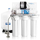 APEC Water Systems ULTIMATE RO-PERM Boosted Performance with Permeate Pump Ultra Safe Reverse Osmosis Drinking Water Filter System, for Low Pressure Homes, White