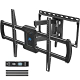 Mounting Dream TV Mount Bracket for Most 42-75 Inch Flat Screen TVs, Full Motion TV Wall Mounts with Swivel Articulating Dual Arms, Max VESA 600x400mm, 100 LBS Loading, Fits 16' Wood Studs, MD2296