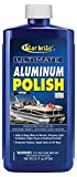 STAR BRITE Ultimate Aluminum Polish - Add a Deep Protective Shine, Remove Light Oxidation & Preserve Restored Finish - Marine Grade for Pontoons, Jon Boats & Canoes (087616)