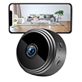 Wireless Security Camera SCOORNEST Mini 1080P WiFi Battery Operated Indoor Camera Home Surveillance with Remote App for Office Home Car Baby Pet Cat Dog
