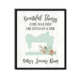 Personalized Sewing Print | Craft Room Decor | Sewing Gift | Sewing Room Decor | Sewing Decoration | Knitting Gift | Quilting Gift | Personalized Gift for Grandmother | Grandma Christmas Gift