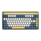 IQUNIX A80 Gaming Keyboard, 2.4G Wireless Mechanical Keyboard with Cherry MX Red Switch, Compact 83 Keys RGB LED Backlit Hot Swappable Keyboard for Windows/Mac/Android/iOS