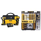 DEWALT DCK240C2 20v Lithium Drill Driver/Impact Combo Kit (1.3Ah) with FlexTorq Screw Driving Set, 40-Piece