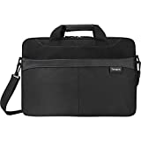 Targus Laptop Bag Slim Briefcase for Laptops up to 15.6-inches Over-the-shoulder Laptop Bag Men Women Travel Laptop Bag for 12 13 14 & 15 inch Dell HP Lenovo Apple and Microsoft Laptops Black (TSS898)