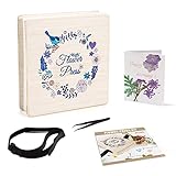 Aboofx Flower Press Kit, 4 Layers 6 x 6 Inches DIY Flower Pressing Kit for Adults and Kids Making Dried Pressed Flowers Leaves DIY Greeting Cards Crafts Gift