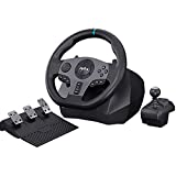 Steering Wheel for PC Racing Wheel , PXN V9 Driving Wheel 270/ 900 Degree Vibration Gaming Steering Wheel with Shifter and Pedal for PS4,PC,Xbox One,Xbox Series S/X,Nintendo Switch,PS3
