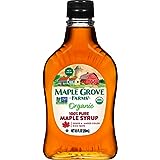 Maple Grove Farms Organic Pure Maple Syrup, Grade A Amber, 8.5 Ounce
