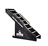JACOBS LADDER Gronk Edition Step Machine, Gronk Edition | Black | Dimensions 76' x 27.25' x 65.5' | 300 lbs