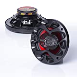 BOSS Audio Systems CH6530 Chaos Series 6.5 Inch Car Stereo Door Speakers - 300 Watts Max, 3 Way, Full Range Audio, Tweeters, Coaxial, Sold in Pairs