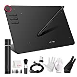 Wireless-Drawing Tablet, XPPEN DECO 03 Graphics-Tablet with Pressure 8192 Level Battery Free Pen, Dial Knob, 6 Express Keys Work for Creation , Gimp on Windows11/10/8/7 ,Mac iOS 10.10 above,Chromebook
