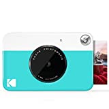 KODAK Printomatic Digital Instant Print Camera - Full Color Prints On ZINK 2x3' Sticky-Backed Photo Paper (Blue) Print Memories Instantly
