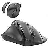 Newtral Ergonomic Mouse,Unique 33 Degree Vertical Wireless Mouse - 2.4GHz Optical Mice: 3 Adjustable DPI 800/1200/1600 Levels, for Laptop, PC, Computer, Desktop, Notebook etc, Left Hand (Medium)