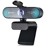 EMEET HD Webcam 1080P, USB Webcam with Privacy Cover & 2 Noise-Canceling Mics, Fast AutoFocus, Nova 96°FOV Wide Angle Webcam, Plug & Play Camera for Computer for Zoom/Skype, Meeting/Online Classes
