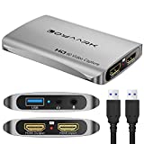 Loya Ark Audio Video Capture Cards 1080p 60fps, 4k HDMI Capture Card Nintendo Switch, USB 3.0 Game Capture Card for Live Streaming Video Conferencing Teaching 3ds PS4 PS5 PC Xbox One Camera OBS