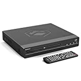 Oakcastle DVD100 DVD Player for TV | Multi Region HD 1080P DVD Player | HDMI or RCA AV Cable TV Connection | USB MP3 and CD Playback I Slim Design I Easy Controls Remote Controlled DVD Player