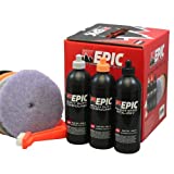 Malco Epic Paint Correction System Kit – Save Time with The Malco 2-in-1 Automotive Polish and Compound Kit/Works with All Dual Action and Orbital Polishers for a Professional Shine (800213)