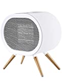 BabyExo Space Heater,Small Space Heaters for Indoor Use,1000W-PTC Fast Heating Ceramic Electric Heater,Cute Retro Little Office Heater,Portable Energy Efficient Mini Desktop Heater forBedroom,Bathroom