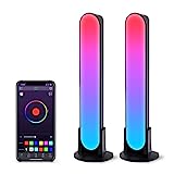 ZUUKOO LIGHT Smart LED Light Bar, RGB Smart LED Lamp with 19 Dynamic Modes and Music Sync Modes, TV LED Backlight, Mood Lighting, Ambient Lighting for Gaming, Movies, PC, TV, Room Decoration