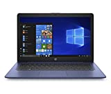 HP Stream 14-Inch Touchscreen Laptop, AMD Dual-Core A4-9120E Processor, 4 GB SDRAM, 64 GB eMMC, Windows 10 Home in S Mode with Office 365 Personal for One Year (14-ds0090nr, Royal Blue)