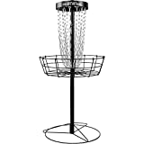 MVP Disc Sports Black Hole Precision 12-Chain Portable Disc Golf Basket Target
