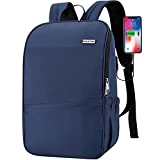 Laptop Backpack Bookbag School Backpack with USB Charging Port Anti-Theft[Water Resistant] Work College Business Travel Computer Backpack for Men Women Fits up to 16' Notebook