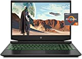 HP Pavilion Gaming Laptop Computer, 15.6' FHD IPS Anti-Glare 144Hz Display, AMD Ryzen 5 5600H, 8GB RAM, 512GB PCIe NVMe SSD, GeForce GTX 1650 4GB, Backlit Keyboard, WiFi 6, Bluetooth, Win 10 Home