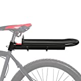 BicycleStore Rear Bike Rack, Bicycle Luggage Cargo Touring Seat Post Racks Cycling Accessories Equipment Quick Release Adjustable Aluminum Alloy Mountain Road Bicycles Carrier Mount 20lbs Capacity