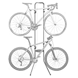 Delta Cycle Michelangelo 2 Bike Storage Rack - Gravity Wall Bike Rack - Fully Adjustable Bike Rack Garage for Road, MTB, and Hybrid Bicycles - Vertical Bike Rack Holds Up to 80 lbs