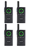 Chunhee Intercoms Wireless for Home-Wireless Intercom System for Elderly/Kids, Home Intercom System Room to Room Communication, 1.5 Miles Long Range Intercom System for Office/Camping/Hiking(4 Pack)