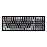 Keychron K4 RGB Hot Swappable Mechanical Keyboard, 96% Layout Bluetooth Wireless/USB Wired Computer Keyboard with Gateron G Pro Red Switch Aluminum Frame for Mac Windows-Version 2