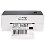 LabelRange 300DPI High Resolution Thermal Label Printer - Commercial Grade Shipping Label Printer 4x6, Support Amazon Ebay Paypal Shopify Etsy Shipstation and More on Windows,Mac and Linux Systems
