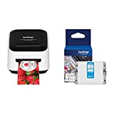 Brother VC-500W Versatile Compact Color Label and Photo Printer & Genuine CZ-1005 Continuous Length ~ 2 (1.97”) 50 mm Wide x 16.4 ft. (5 m) Long Label roll Featuring Zink Zero Ink Technology