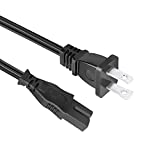 UL Listed 8.2ft 2 Prong Power Cord for Brother Singer Janome Husqvarna Pfaff Baby-Lock Viking White Sewing Machine AC Power Cord Cable Replacement