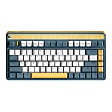 iQunix A80 Gaming Keyboard, 2.4G Wireless Mechanical Keyboard with Cherry MX Brown Switch, Compact 83 Keys Hot Swappable Keyboard for Windows/Mac/Android/iOS