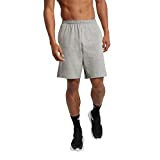 Champion Men's Shorts, Classic Cotton Jersey Athletic Shorts, 9', Long Gym Shorts, Men's Workout Shorts
