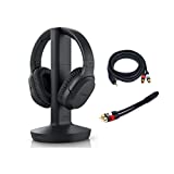 Sony RF400 Wireless Home Theater Headphones with Cables Bundle (3 Items)